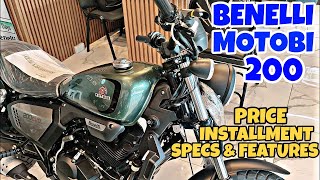 2024 Benelli Motobi 200 Evo  Review Price Installment Monthly Full Specs and Features [upl. by Yadnus15]