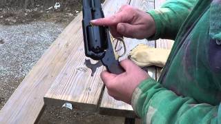 Loading The 1858 Remington Percussion Revolver [upl. by Froma]