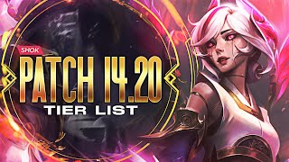 1420 MID LANE TIER LIST BEST BLIND PICKS INCLUDED [upl. by Jasun605]