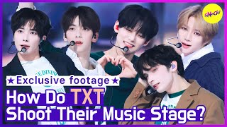 EXCLUSIVE How do TXT shoot their music stage ENG [upl. by Yezdnil]