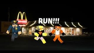 Robbing McDonalds Minecraft Skit [upl. by Dreda]