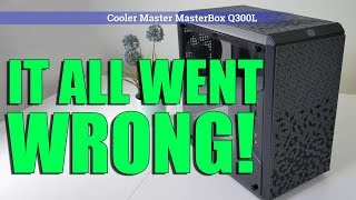 Ryzen 2200g Build VLOG With Masterbox Q300L It All Went Wrong [upl. by Ecirtnahc]