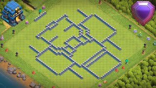 Once Diseño Ayuntamiento 12  Th12  Subida De Copas Clash of Clans [upl. by Lonee]