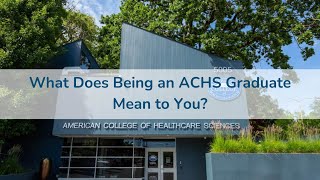 What Does Graduating from ACHS Mean to You [upl. by Shanks]