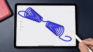 Modeling Conical Spring on iPad  Shapr3D [upl. by Leisha417]