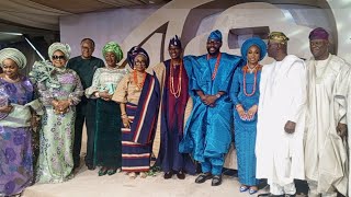 Former VP Yemi OsinbajoBabajide SanwoOluDapo Abiodun Attend Former Ondo State Gov Daughters Wed [upl. by Revilo]