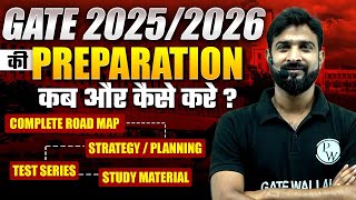 How To Start GATE 2025 2026 Preparation  Complete Road Map  Test series  Study Material [upl. by Huntingdon]