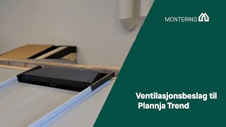 Montering Plannja Ventilasjonsbeslag [upl. by Elpmet531]