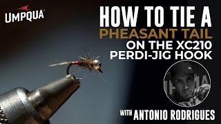 Pheasant Tail tied on the XC210 PerdiJig Hook [upl. by Nolita]