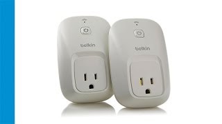 Belkin WeMo Smart Remote PlugIn AC Outlet 2pack Bundle [upl. by Surtemed]