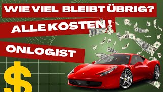 🚗WIE VIEL GELD VERDIENT MAN MIT ONLOGIST WIRKLICH LOHNT SICH DAS ABGABEN VERSICHERUNGEN ETC [upl. by Reivaxe]