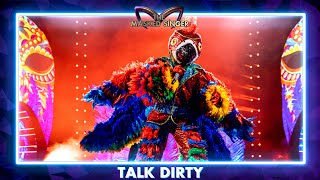 Papegaai  ‘Talk Dirty’  Aflevering 1  The Masked Singer  VTM [upl. by Kandace]