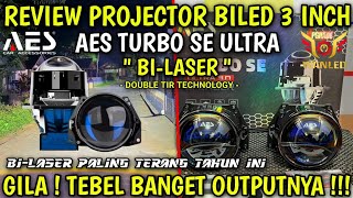 REVIEW BILED AES TURBO SE ULTRA BI LASER 3 INCH BLUE LENS TIR TECHNOLOGY BILED AES BI LASERbiled [upl. by Bronny519]