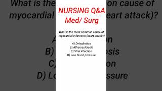 Nursing Questions and answer  medical surgical MCQ SHORT NURSEBLESSING nursingexam RN NCLEX [upl. by Renado]