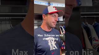 Max Scherzer on his short outing rangers maxscherzer [upl. by Nomahs]