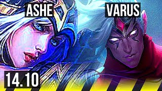 ASHE amp Braum vs VARUS amp Nautilus ADC  Legendary 1036  KR Master  1410 [upl. by Kentiga]