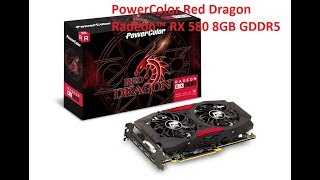 RX 580 8GB PowerColor Red Dragon Radeon™ GDDR5 обзор и мини тест [upl. by Becca821]