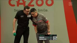 RowbyJohn Rodriguez Missed Dartboard After Incident On Stage [upl. by Nomolas]