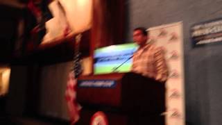 Rob Riggle Speaks at the Marine Corps Marathon Press Briefing [upl. by Latty]