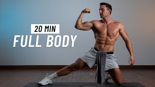 20 Min Full Body Workout  Build Strength amp Burn Fat No Equipment  No Jumping [upl. by Grenier400]