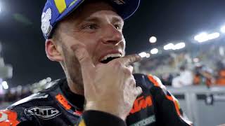 Brad Binders conversation with KTM staff after the race in Qatar [upl. by Noemi]