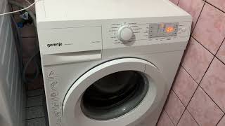 Gorenje SensoCare WA744L  Final Spin 1400rpm At 011 On Display [upl. by Athelstan542]