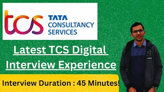 Latest TCS Interview Experience  Digital Role  Interview Questions amp Answers 🔥🔥 [upl. by Oriole725]