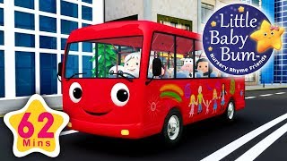 Wheels On The Bus  Part 13  Plus More Nursery Rhymes  62 Minutes Compilation from LBB [upl. by Dazhehs]