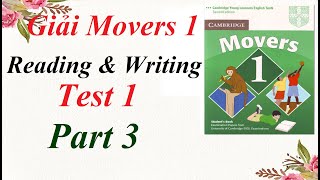 Movers 1 Test 1 part 3 Ms Diễm English [upl. by Star]