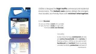 UVElite UV Cured Floor Finish [upl. by Odlabso]