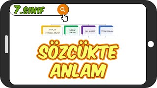 Sözcükte Anlam  Detaylı Konu Anlatımı 📙 7Sınıf Türkçe 2023 [upl. by Ayaj570]