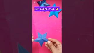 DIY paper star⭐⭐⭐⭐⭐ shorts [upl. by Krebs445]