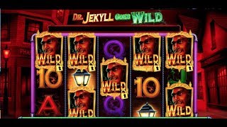 £50 BIG BET SPIN ON DR JEKYLL GOES WILD SLOT GREAT WIN [upl. by Philly]