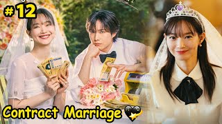 Part12  No Gain No Love2024  Contract Marriage  Korean drama explain In Hindi [upl. by Adiraf571]