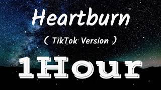 Wafia  Heartburn   Lyrics    1Hour   Loop    TikTok Version   Slowed Song [upl. by Aehsel]