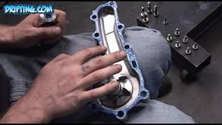 Applying Permatex Water Pump Silicone Gasket Maker for the RB25DET Rebuild [upl. by Atener28]