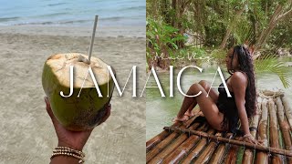 Bamboo Rafting in Jamaica  Mini Vlog [upl. by Annaoj]