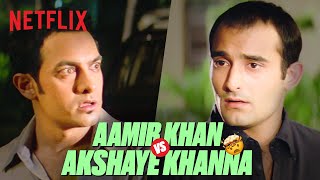 Aamir Khan’s MONOLOGUE Makes Akshaye Khanna FURIOUS 😱 DilChahtaHai  Netflix India [upl. by Enillebyam]