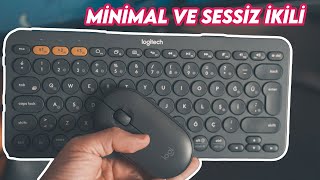 LOGITECH K380 KLAVYE VE PEBBLE M350 FARE Ä°NCELEME  MÄ°NÄ°MAL VE SESSÄ°Z Ä°KÄ°LÄ° [upl. by Igiul716]