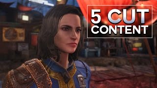 Fallout 4  5 Cut Content [upl. by Arihs284]