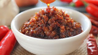 Sambal Udang Kering  Easy Malaysian Sambal Recipe [upl. by Varhol]