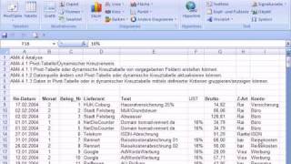 am4410  PivotTabellen in Excel 2007 [upl. by Rosmarin958]