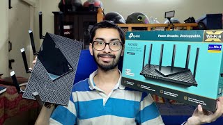 TP Link Archer AX73 AX5400 WiFi 6 Router unboxing and Speed Test Review [upl. by Anirroc762]