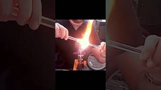 Glass Blowing Art Satisfying Marble Making glassblowing lampworking [upl. by Antonina43]