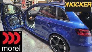 audi rs3 gets morel audio upgrades [upl. by Haiel]