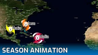 2023 Hypothetical Atlantic Hurricane Season Sutowe12 [upl. by Ambie]