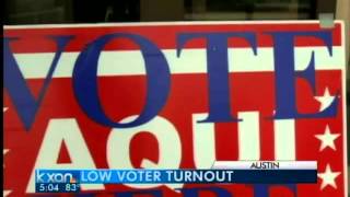 Voter turnout low in Austin at 10 [upl. by Gennaro]