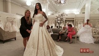 Wedding Dress Tips  Timeless Satin Ball Gown  Say Yes to the Dress [upl. by Annasiul]