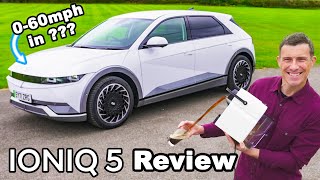 Hyundai Ioniq 5 review with 060mph test [upl. by Maible741]