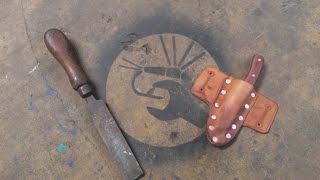 Forging a Knife from a File [upl. by Ahsimit842]